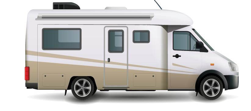 Animation representation of an mobile RV
